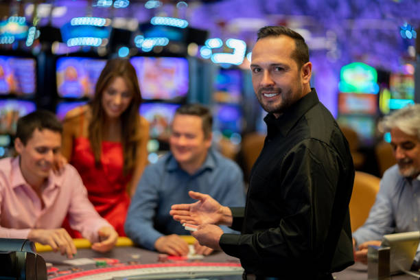 Live Bandar Ceme dealer dealing cards at a multi-camera table on jumbototo